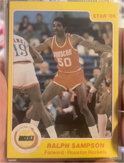 1985-86 Star #24 Ralph Sampson Houston Rockets — front