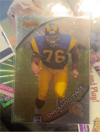 1997 Bowman's Best #110 Orlando Pace — front