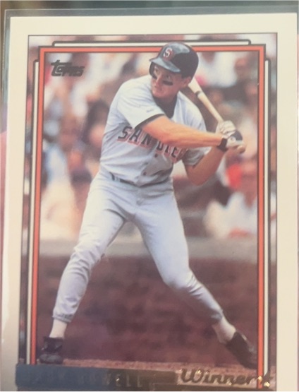 1992 Topps Gold Winners #769 Jack Howell — front