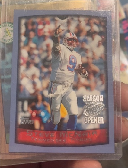 1999 Topps Season Opener #26 Steve McNair — front