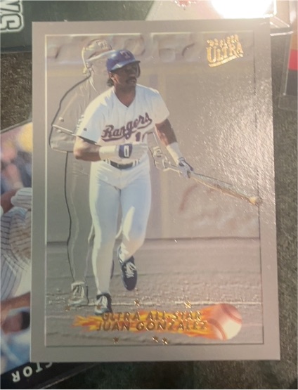 1993 Fleer Ultra All-Stars #16 Juan Gonzalez — front