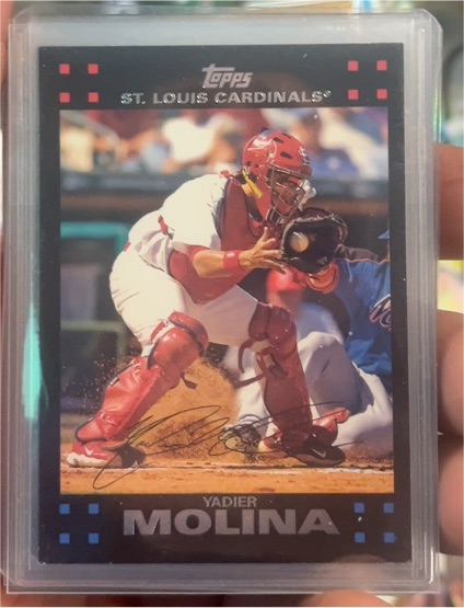 2007 Topps #660a Yadier Molina — front