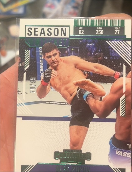 2025 Panini Contenders PFL Season Ticket #19 Oleg Popov — front