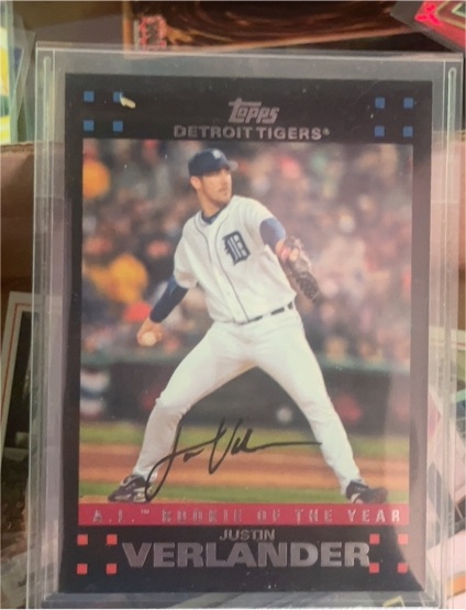 2007 Topps #326 Justin Verlander — front