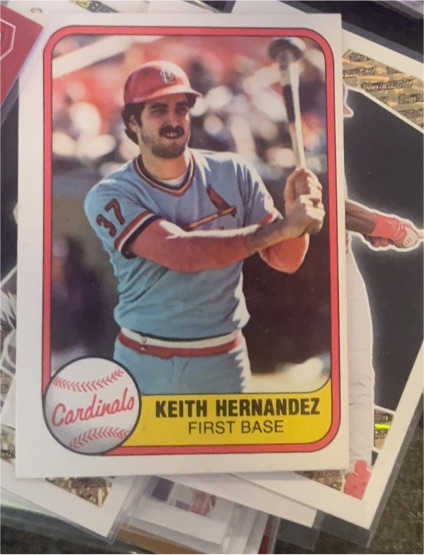 1981 Fleer #545 Keith Hernandez — front