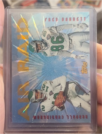 1995 Topps Air Raid #AR3 Fred Barnett — front