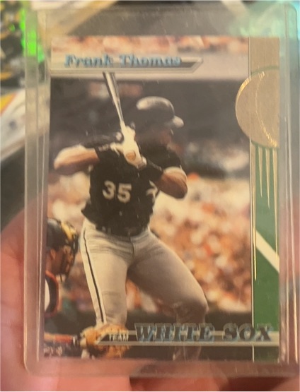 1993 Topps Stadium Club #1 Frank Thomas — front