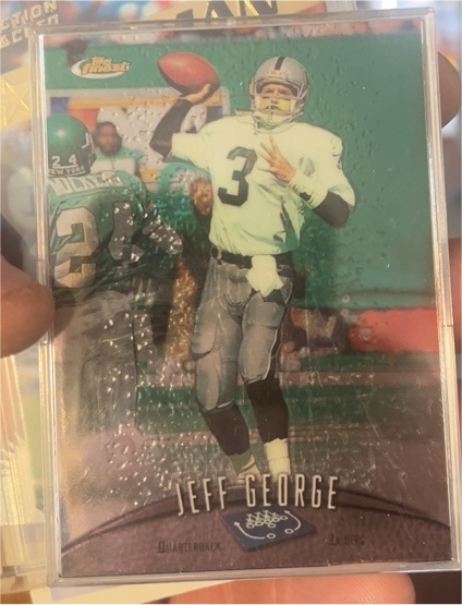 1998 Topps Finest #105 Jeff George — front