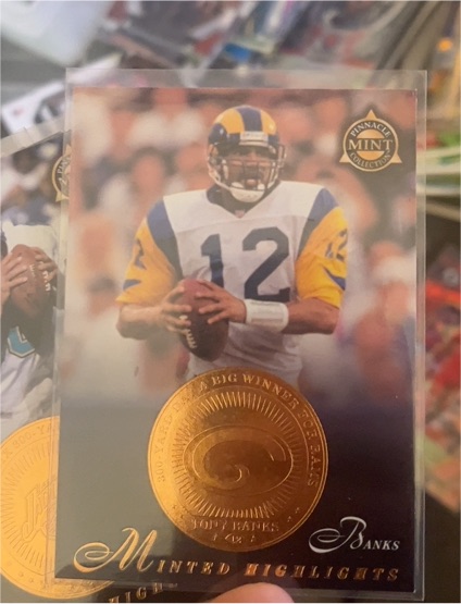 1997 Pinnacle Minted Highlights #29 Tony Banks — front
