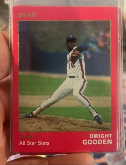1989 Star Gold Dwight Gooden — front