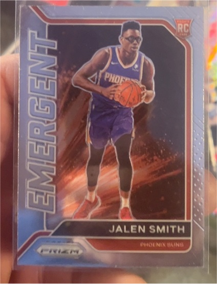 2020-21 Panini Prizm Emergent #9 Jalen Smith — front