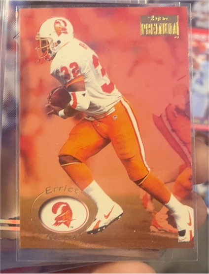 1996 Skybox Premium #172 Errict Rhett — front