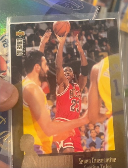 1995-96 Upper Deck Collector's Choice #JC2 Michael Jordan — front