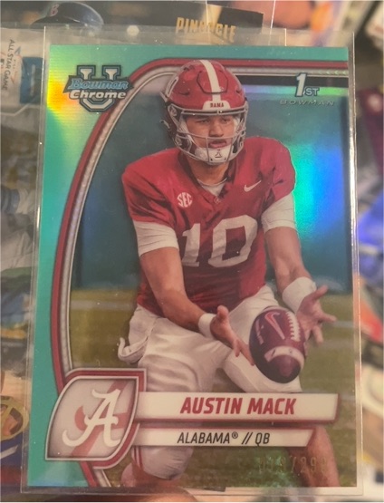 2024 Bowman Chrome University #87 Austin Mack — front