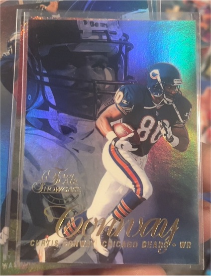 1997 Flair Showcase #102 Curtis Conway — front