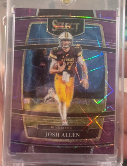 2022 Panini Select Draft Picks Concourse #100 Josh Allen — front