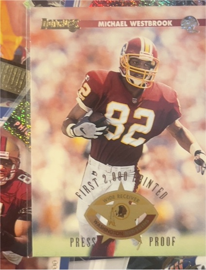 1996 Donruss Press Proofs #28 Michael Westbrook — front