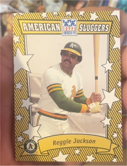 2002 Topps American Pie American Sluggers #AS-RJ Reggie Jackson — front