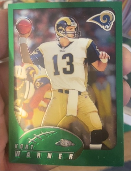 2002 Topps Chrome #50 Kurt Warner — front