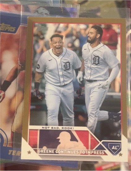 2023 Topps Series 1 #210 Riley Greene Not Bad, Rook! — front