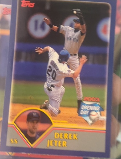 2003 Topps Opening Day #10 Derek Jeter — front