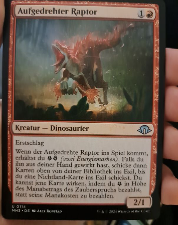 2024 Magic MH3 #114 Aufgedrehter Raptor — front