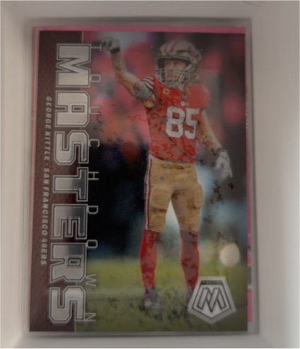 2023 Panini Mosaic Touchdown Masters #TM-GK George Kittle — front