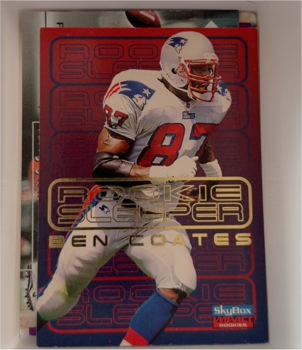 1996 SkyBox Impact Rookies #124 Ben Coates — front