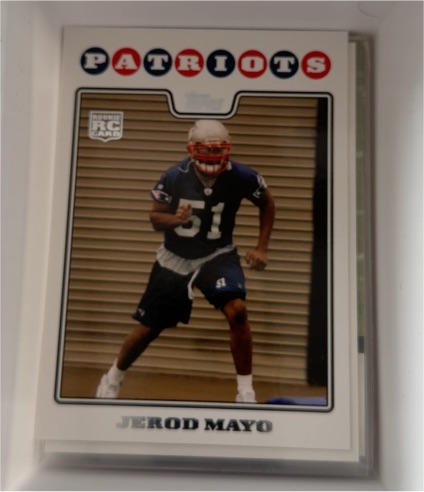 2008 Topps #411 Jerod Mayo — front