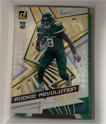 2021 Donruss Rookie Revolution #REV-EMO Elijah Moore — front