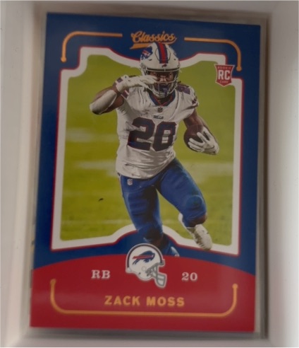 2020 Panini Chronicles Classics #CL-28 Zack Moss — front