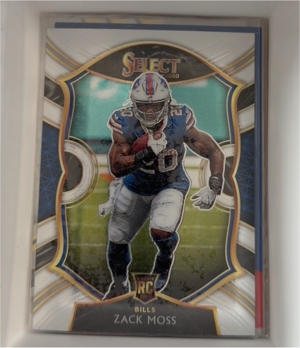 2020 Panini Select #69 Zack Moss — front