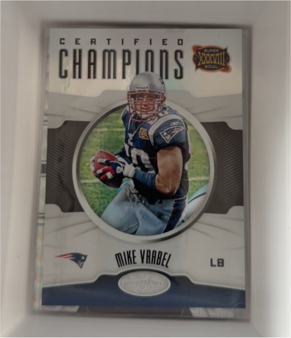 2017 Panini Certified #CC-MV Mike Vrabel Certified Champions — front