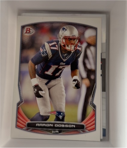 2014 Bowman #15 Aaron Dobson — front