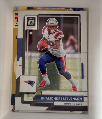 2022 Donruss Optic #135 Rhamondre Stevenson — front