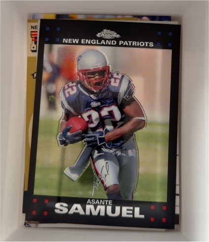 2007 Topps Chrome Asante Samuel — front