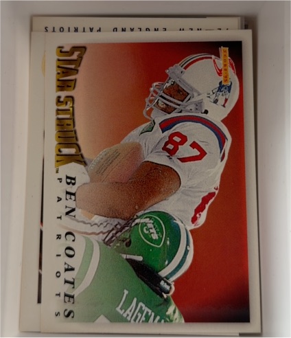 1995 Score #227 Ben Coates — front
