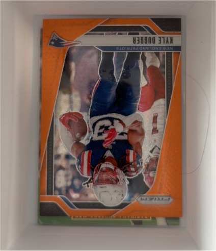2024 Panini Prizm Orange Prizm #197 Kyle Dugger — front