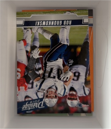 2019 Panini Football Rob Gronkowski — front