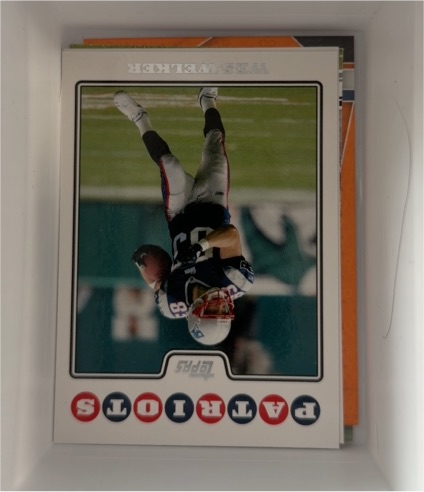 2008-09 Topps #100 Wes Welker — front