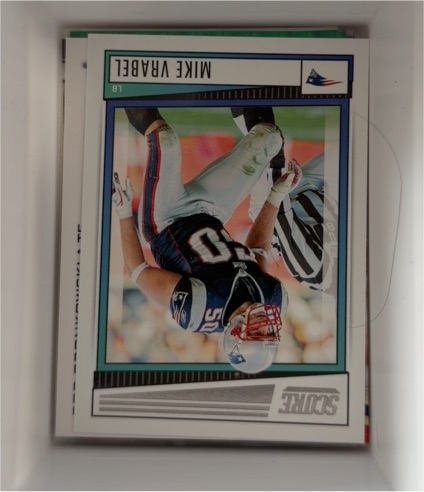 1991 Score #18 Mike Vrabel — front