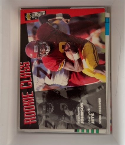 1996 Upper Deck Collector's Choice #1 Keyshawn Johnson — front