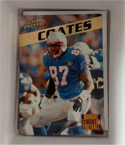 1995 Action Packed Monday Night Football #67 Ben Coates — front