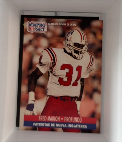 1991 Pro Set #582 Fred Marion — front