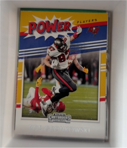 2021 Panini Contenders Power Players #PP-RGR Rob Gronkowski — front