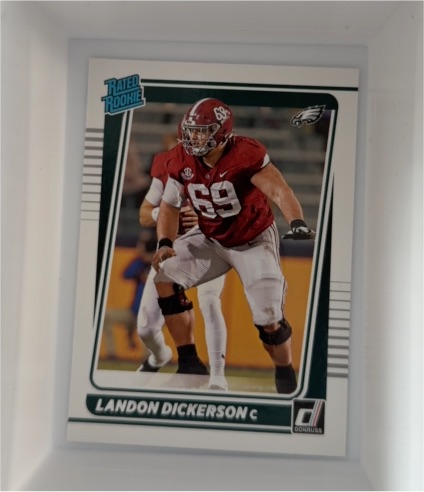 2021 Donruss #305 Landon Dickerson — front