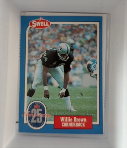 1988 Swell Football Greats #35 Willie Brown — front