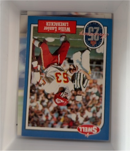 1988 Swell Football Greats #LT Willie Lanier — front