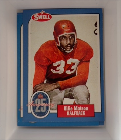 1988 Swell Football Greats #77 Ollie Matson — front