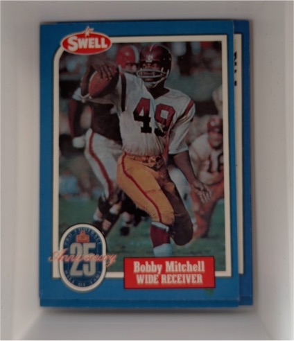 1988 Swell Football Greats # Bobby Mitchell — front
